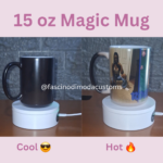 15oz Personalized Magic Coffee Mug with Photo, Picture – Heat Sensitive Custom Coffee Mug | Colour Changing Cups